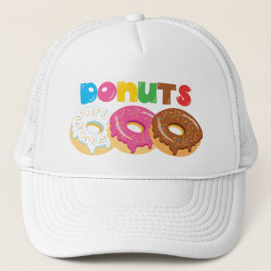 Camionero Gorra justo del negocio de la panadería del