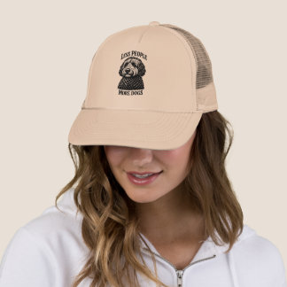 Camionero Gorra Less People More Dogs – Gráfico de Goldendoo