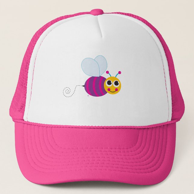 Camionero Gorra lindo de la abeja (Anverso)