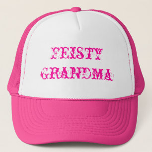 Camionero Gorra lindo de la abuela decidida divertida