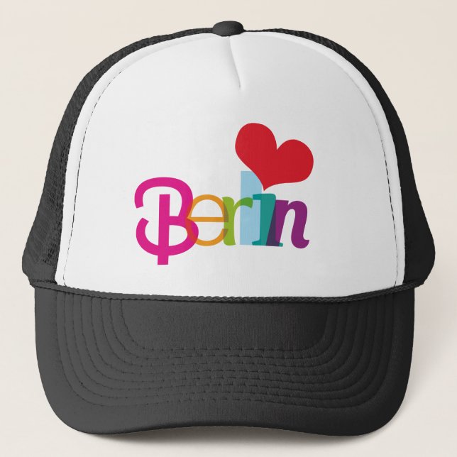Camionero Gorra lindo del recuerdo de Berlín (Anverso)