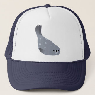Camionero Gorra lindo del sello de puerto del dibujo animado