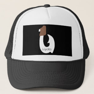 Camionero Gorra llano del gancho de pescados blancos
