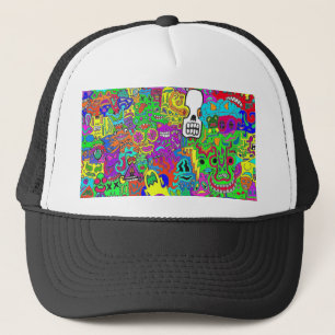 Camionero Gorra loco de las caras