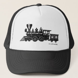 Camionero Gorra locomotor del arte gráfico del motor de