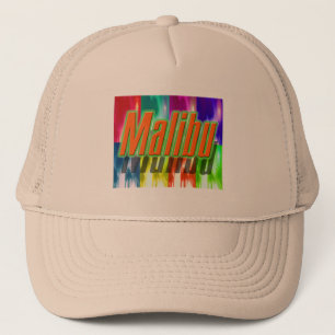 Camionero gorra "Malibu" colorido de palmas