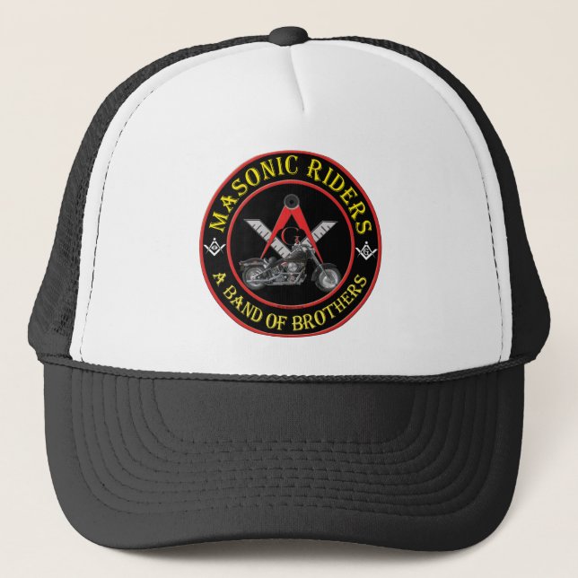 Camionero Gorra masónico de los hermanos del jinete (Anverso)