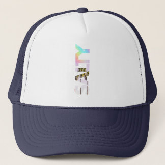 Camionero gorra minimalista de vaporwave estético que dice S