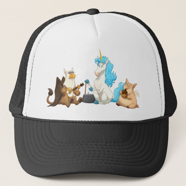 Camionero Gorra mitológico de la banda de jarro (Anverso)