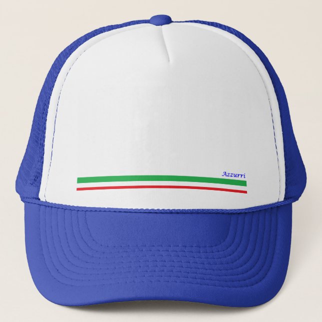 Camionero Gorra nacional del equipo de fútbol de Italia (Anverso)