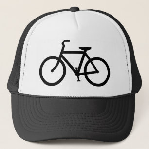 Camionero Gorra negro de la bicicleta