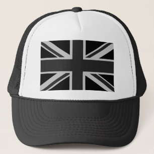 Camionero Gorra negro de Union Jack