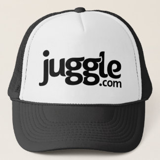 Camionero Gorra negro del logotipo de Juggle.com