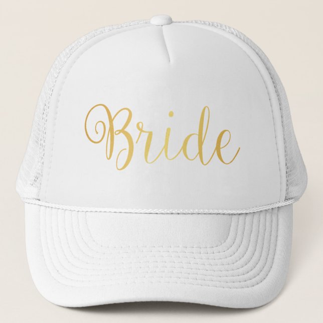 Camionero Gorra - novia de oro (Anverso)