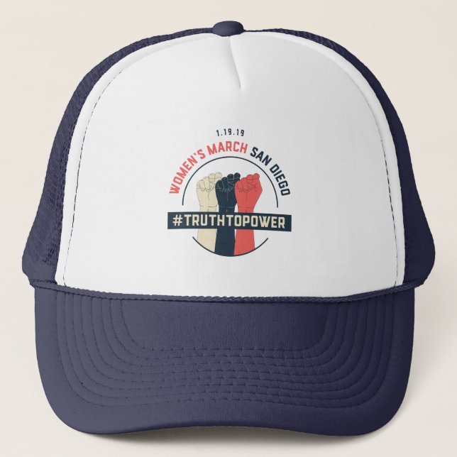 Camionero Gorra oficial 2019 de marzo San Diego de las (Anverso)