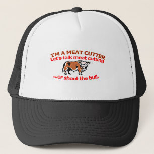 Camionero Gorra para los cortadores de la carne