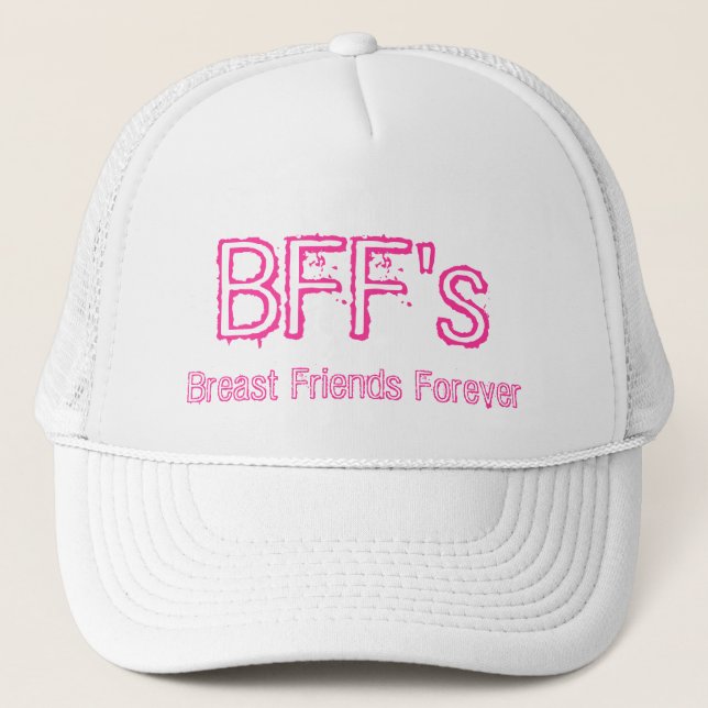 Camionero Gorra para siempre BFF del pecho de los amigos (Anverso)