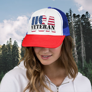 Camionero Gorra Patriótica de Gorra de Béisbol