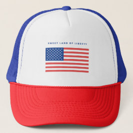 Camionero Gorra patriótica de la bandera de los Estados Unid