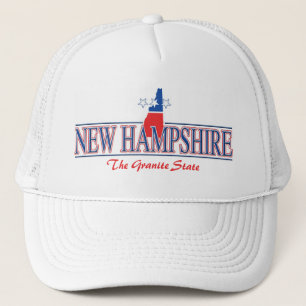 Camionero Gorra patriótico de New Hampshire