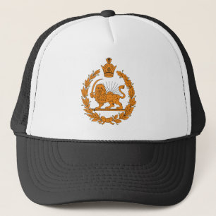 Camionero Gorra persa del escudo de armas