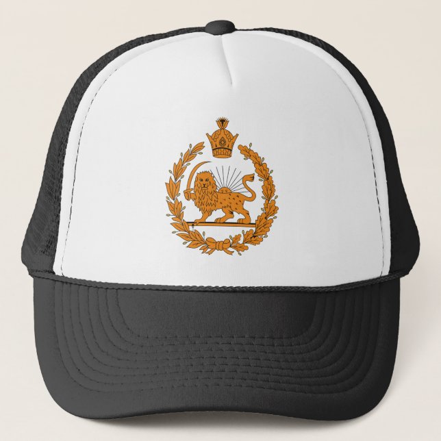 Camionero Gorra persa del escudo de armas (Anverso)