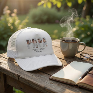 Camionero Gorra Personalizada con Foto de Papá   Mejor Papá 