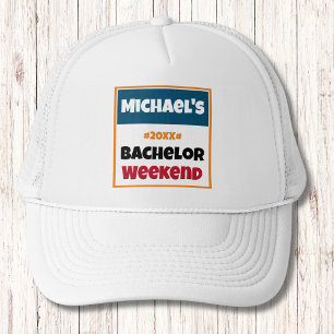 Camionero Gorra Personalizada Fin de semana de soltero uni