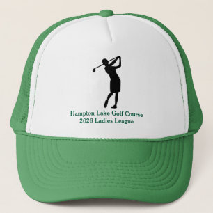 Camionero Gorra personalizada para liga de golf femenina