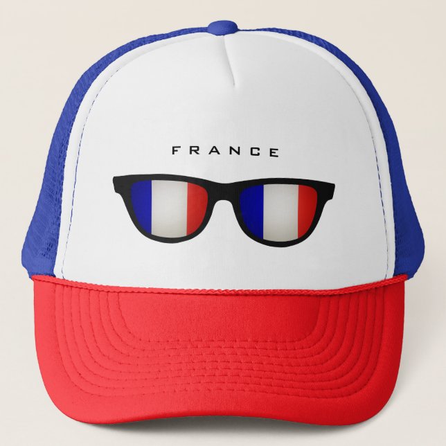 Camionero Gorra personalizado de France Shades (Anverso)