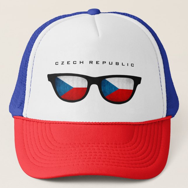 Camionero Gorra personalizado de Shades checo (Anverso)