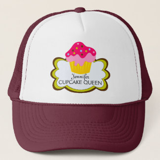 Camionero Gorra personalizado de torta rosada caprichosa