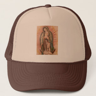 Camionero Gorra Personalizado de Virgen de Guadalupe