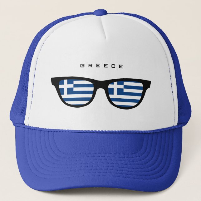 Camionero Gorra personalizado Shades de Grecia (Anverso)