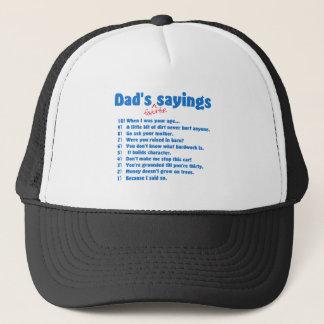 Camionero Gorra preferido de los refranes de los papás