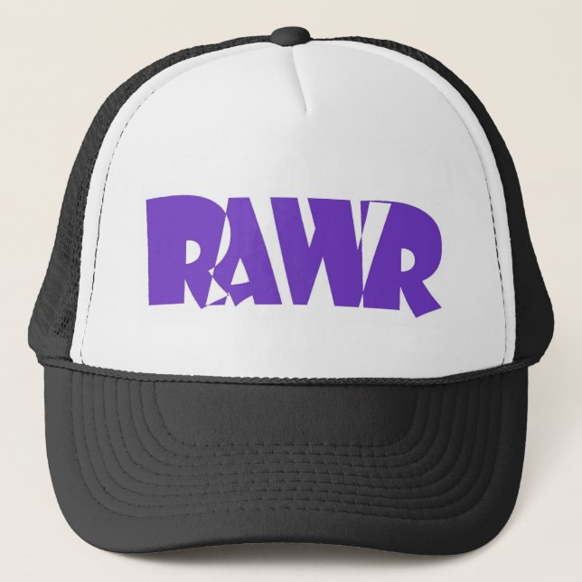 Camionero Gorra púrpura de Rawr (Anverso)