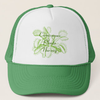 Camionero Gorra que cultiva un huerto del atrapamoscas de