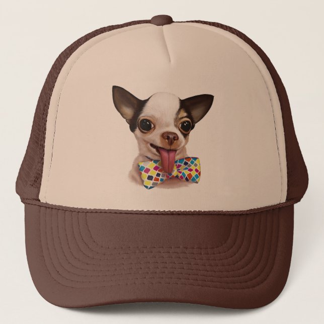 Camionero Gorra rápido de la chihuahua del muchacho del (Anverso)