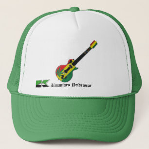 Camionero gorra rasta de guitarra