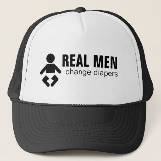 Camionero Gorra real de los pañales del cambio de los