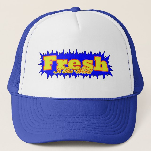 Camionero gorra retro de 80s Hip Hop (Anverso)