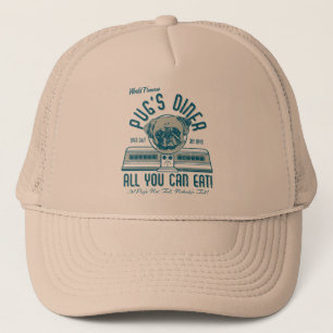 Camionero Gorra retro de época de Pug's Diner 50