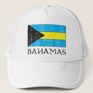 Camionero Gorra retro de la bandera de Bahamas
