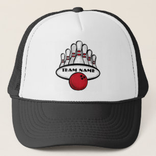 Camionero Gorra rojo adaptable del deporte de equipo de los