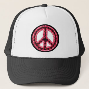 Camionero gorra rojo de la paz