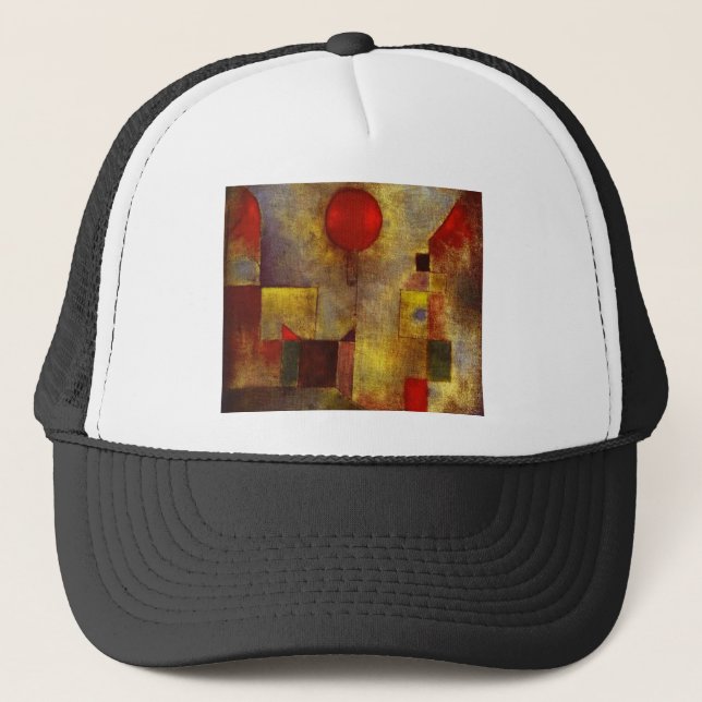 Camionero Gorra rojo del globo de Paul Klee (Anverso)