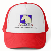 Gorra rojo y blanco de ACDHA moderno