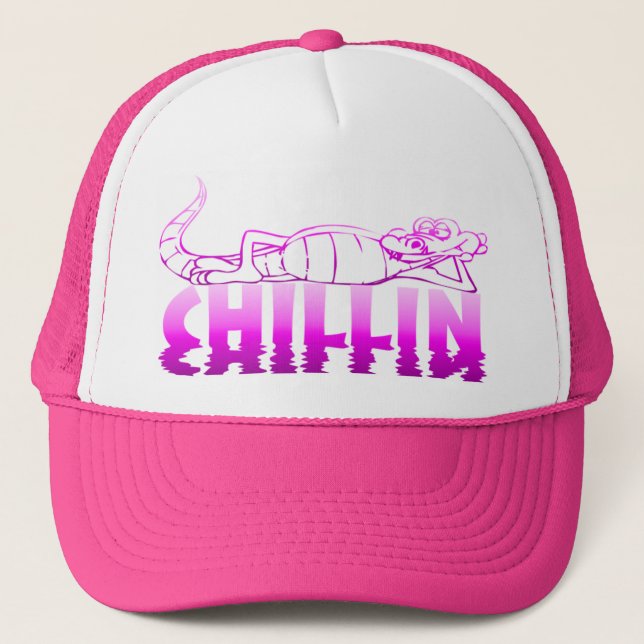 Camionero Gorra rosado de Chillin (Anverso)