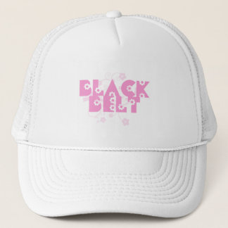 Camionero Gorra rosado de la correa negra de los artes