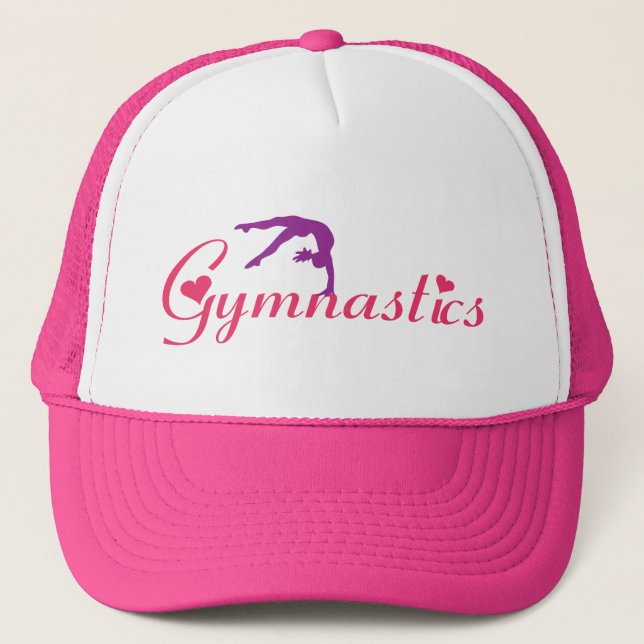 Camionero Gorra rosado de la gimnasia (Anverso)